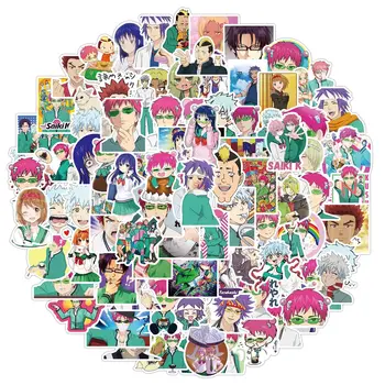 10/50/100buc Anime Dezastruoase În Viața de Saiki K Autocolante Saiki Kusuo Sticker Laptop Bagaje Valiza Graffiti Chitara Decal Jucărie