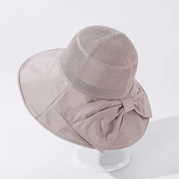 COKK Găleată Pălărie Femei Vara Primavara Parasolar Mare Refuz Tricotate Pălărie de Soare de sex Feminin Protectie Uv Suncreen palarie de soare 2021 coreene Noi Gorro