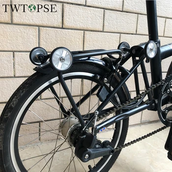 TWTOPSE Ciclism Biciclete de Titan Șurub Easywheel Pentru 3SIXTY PIKES Pentru Biciclete Pliabile Brompton Pavilion Britanic Ușor Roata CNC AL7075 Parte