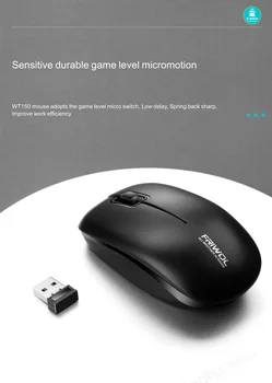 2.4 GHz Wireless Keyboard Mouse-Set Alb Negru 104 Taste Office Mouse si Tastatura de Gaming Pieptene pentru Laptop Notebook PC-ul de Calculator