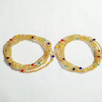 Noul produs set de 2 piese Africane lanț de burtă talie margele Brățară stil boem moda doamnelor multe stiluri ieftine