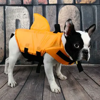 Vara Viață De Câine Vestă Shark Pet Vesta Sacou Haine De Câine Câine De Siguranță Costume De Baie Siguranță Costum De Înot Pentru Small Medium Large Dog