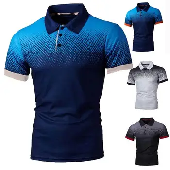 2021 New Sosire Bărbați Mânecă Scurtă T-Shirt Respirabil Tricou Polo Golf Tenis Bluza Plus Dimensiune