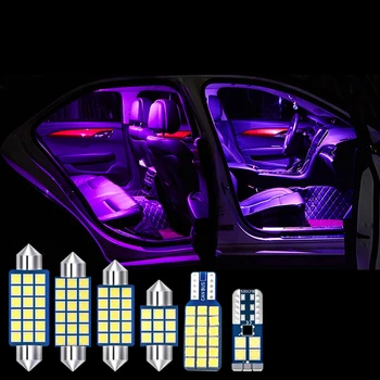 9pcs LED-uri Auto Bec Pentru Toyota Highlander XU50 2016 2017 2018 2019 Interior Dome Lectură Lampă Oglindă de Lumină Accesorii