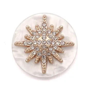 Stele de Aur 20mm Metal snap butonul bijuterii DIY brățară MY1004