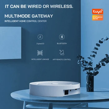 Cele mai noi Tuya Smart Home Bluetooth ZigBee Plasă de 3 în 1 Poarta Modul Multi Gateway de Voce de la Distanță de Control Pentru Alexa de Start Google